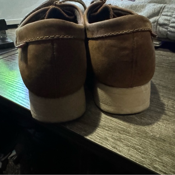 Clarks Wallabee Padmora Brown Leather Loafers - Picture 3 of 7